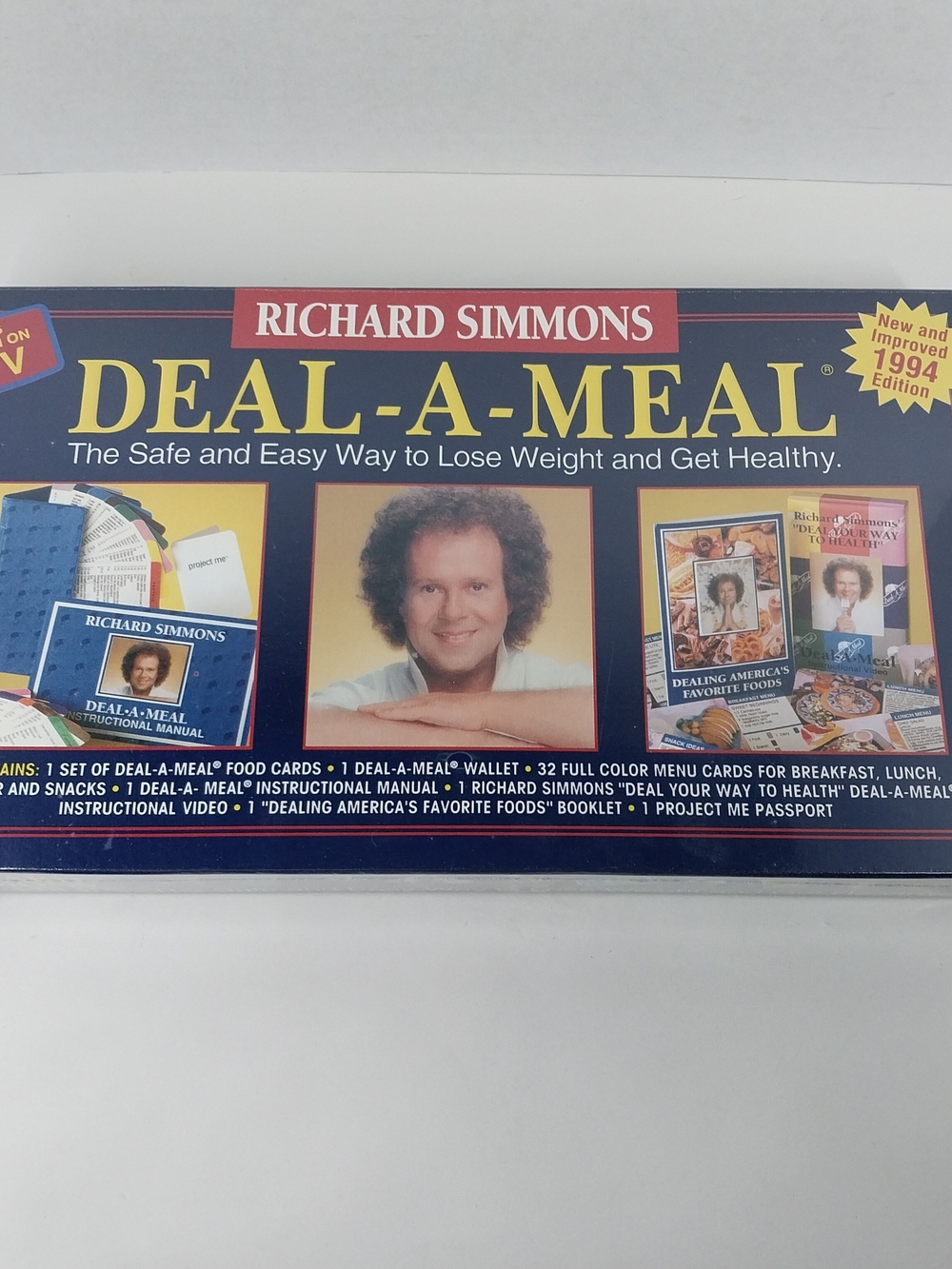 Vtg 1994 Richard Simmons DEAL-A-MEAL Weight Loss System New Factory Sealed Nos